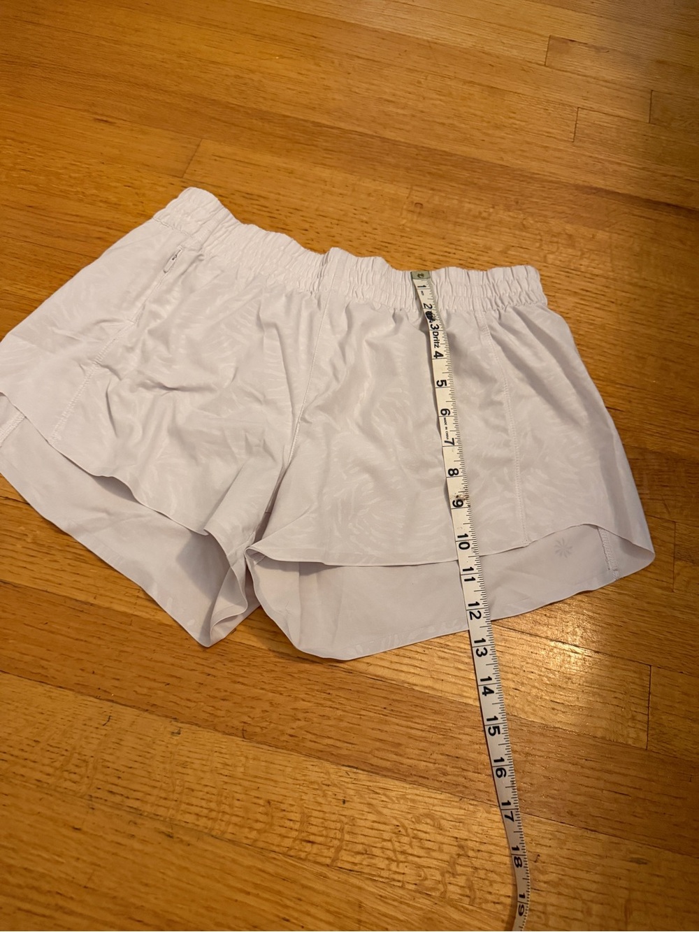 Athleta White Layered Athletic Shorts